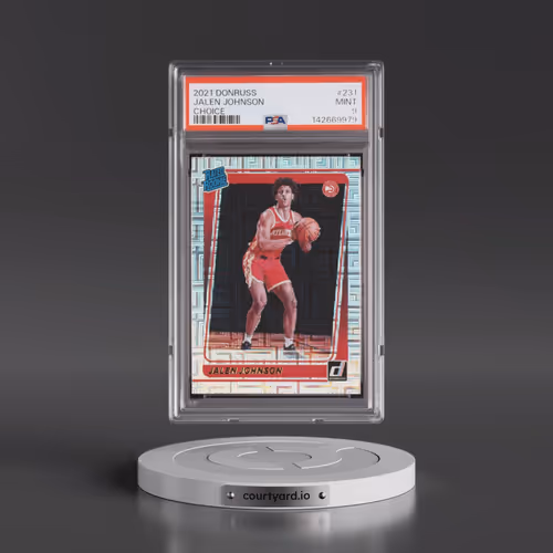 2021 Panini Donruss #231 Jalen Johnson - Choice (PSA 9 MINT)