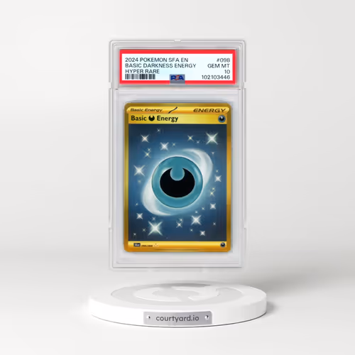 2024 Pokémon Sfa EN-Shrouded Fable #098 Basic Darkness Energy - Hyper Rare (PSA 10 GEM MINT)