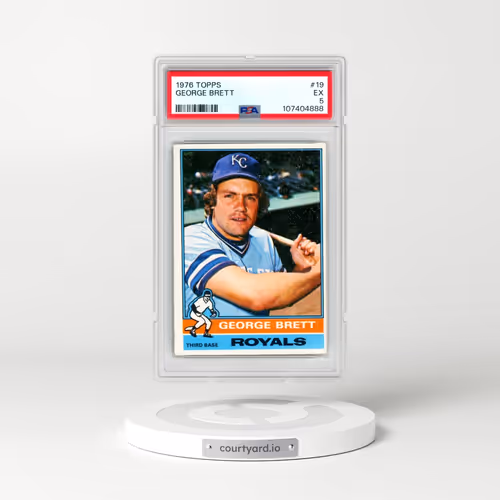 1976 Topps #19 George Brett (PSA 5 EX)