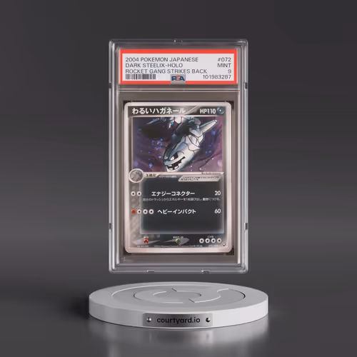 2004 Pokémon Rocket Gang Strikes Back #072 Dark Steelix - Holo (PSA 9 MINT)