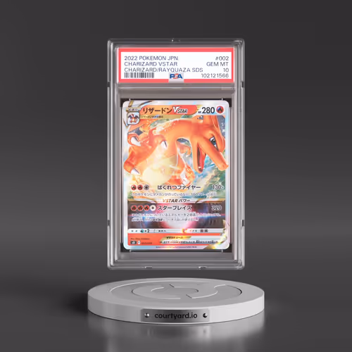 2022 Pokémon Charizard Vstar VS Rayquaza Vmax Special Deck Set #002 Charizard Vstar (PSA 10 GEM MINT)