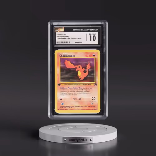 2000 Team Rocket #50/82 Charmander - 1st Edition 1st Edition (CGC 10 GEM MINT)