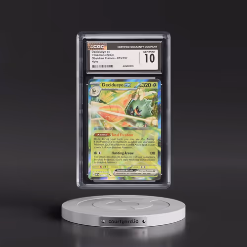 2023 Obsidian Flames - OBF EN #015/197 Decidueye ex - Holo (CGC 10 GEM MINT)