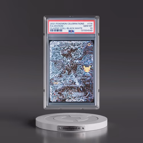 2021 Pokémon Celebrations Classic Collection #114 Zekrom - Full Art (PSA 10 GEM MINT)