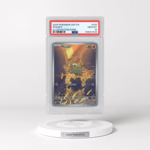 2024 Pokémon Ssp EN-Surging Sparks #205 Phanpy - Illustration Rare (PSA 10 GEM MINT)