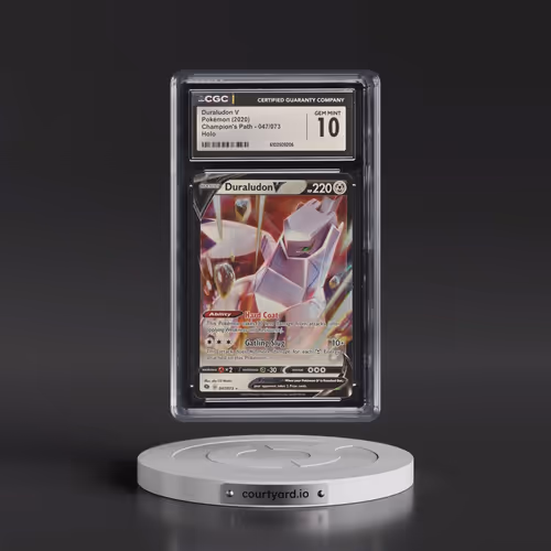 2020 Champion's Path #047/073 Duraludon V - Holo (CGC 10 GEM MINT)