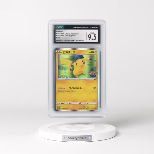2022 Pokémon GO #028/071 Pikachu - Holo (CGC 9.5 MINT+)