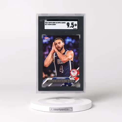 2024 Topps Now Olympic Games #27 Steph Curry (SGC 9.5 MINT+)