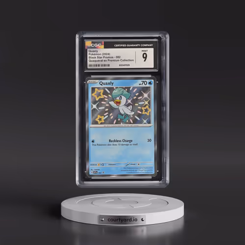 2023 Black Star Promos - Scarlet & Violet SVP EN #082 Quaxly - Quaquaval ex Premium Collection (Holo