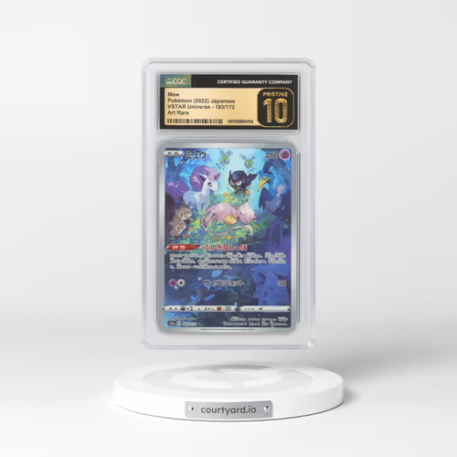 2022 Japanese VSTAR Universe #183 Mew - Full Art Holo (CGC 10 PRISTINE)
