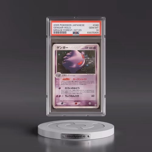 2005 Pokémon Mirage Forest #040 Gengar - 1st Edition Holo (PSA 10 GEM MINT)
