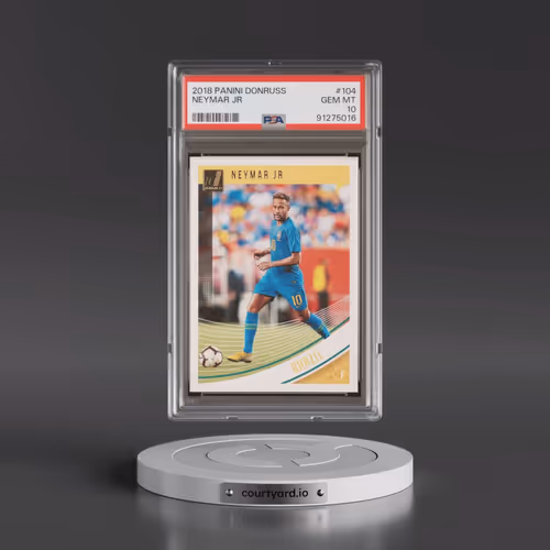 2018 Panini Donruss #104 Neymar Jr (PSA 10 GEM MINT)