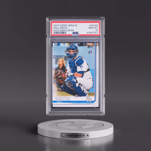 2019 Topps Update #US199 Will Smith - Catcher's Gear (PSA 10 GEM MINT)