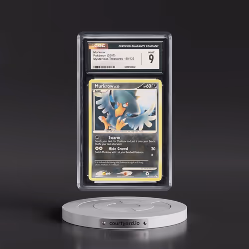 2007 Mysterious Treasures #90/123 Murkrow (CGC 9 MINT)