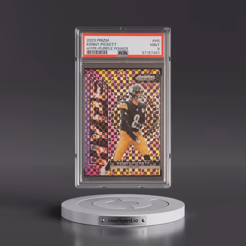 2023 Panini Prizm Hype #H5 Kenny Pickett - Purple Power (PSA 9 MINT)