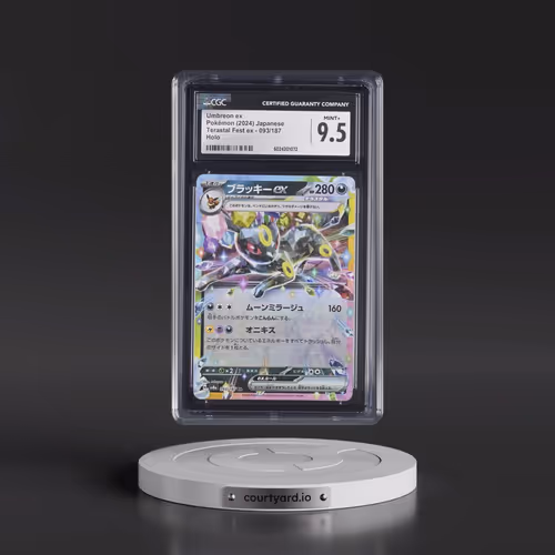 2024 High Class Pack: Terastal Fest ex - sv8a #093/187 Umbreon ex - Holo (CGC 9.5 MINT+)