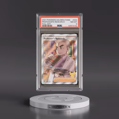 2021 Pokémon Celebrations #024 Professor's Research - Full Art (PSA 8 NM-MT)