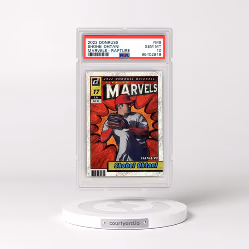 2022 Panini Donruss Marvels #M9 Shohei Ohtani - Rapture (PSA 10 GEM MINT)
