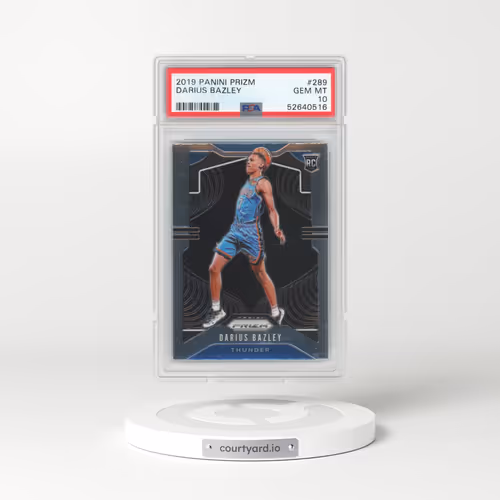 2019 Panini Prizm #289 Darius Bazley (PSA 10 GEM MINT)
