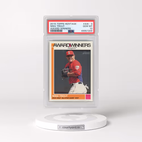 2015 Topps Heritage Award Winners #AW-9 Mike Trout (PSA 10 GEM MINT)