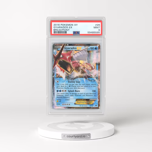 2016 Pokémon XY Breakpoint #26 Gyarados EX - Holo (PSA 9 MINT)