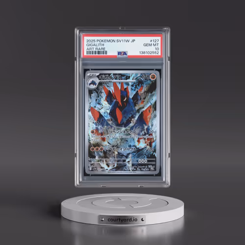 2025 Pokémon Sv11w-White Flare #127 Gigalith - Art Rare (PSA 10 GEM MINT)