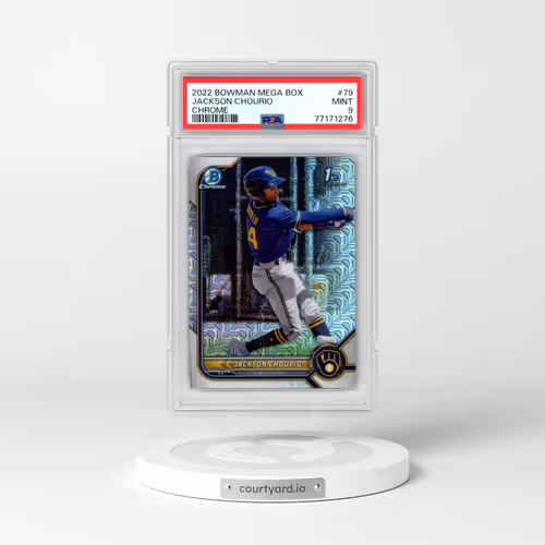 2022 Bowman Mega Box Chrome #79 Jackson Chourio (PSA 9 MINT)