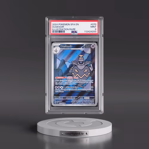 2024 Pokémon Sfa EN-Shrouded Fable #070 Dusknoir - Illustration Rare (PSA 9 MINT)
