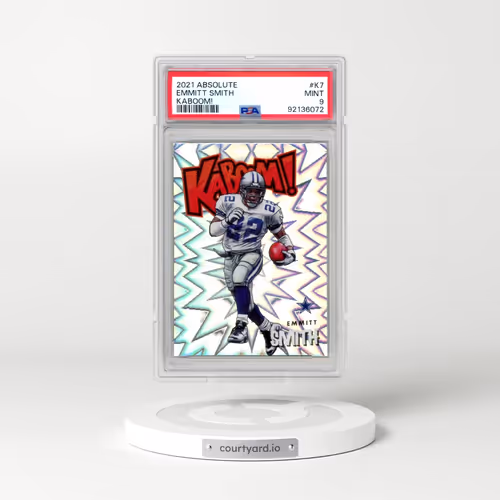 2021 Panini Absolute Kaboom! #K7 Emmitt Smith (PSA 9 MINT)