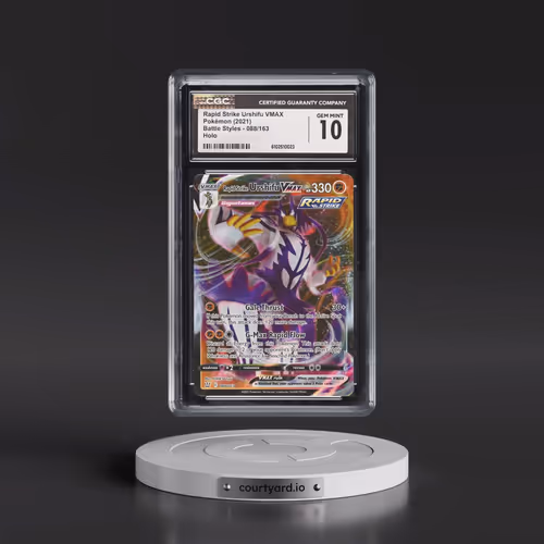 2021 Pokémon Sword & Shield Battle Styles #088 Rapid Strike Urshifu Vmax - Full Art (CGC 10 GEM MINT