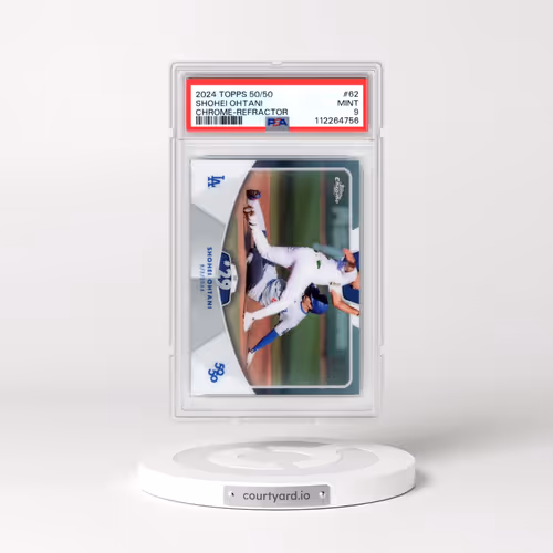 2024 Topps 50/50 Shohei Ohtani #62 Shohei Ohtani - Chrome-Refractor (PSA 9 MINT)