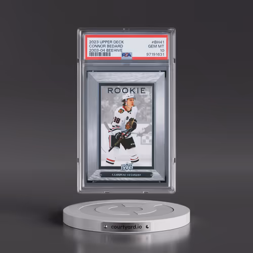 2023 Upper Deck Extended Series 2003-04 Beehive #BH41 Connor Bedard (PSA 10 GEM MINT)