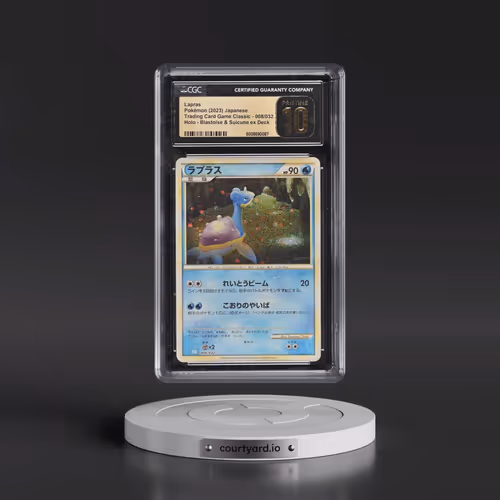 2023 Pokémon Clk-Trading Card Game Classic Blastoise & Suicune EX Deck #008 Lapras (CGC 10 PRISTINE)