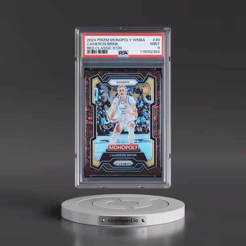 2024 Panini Prizm Monopoly WNBA #39 Cameron Brink - Red Classic Icon (PSA 9 MINT)