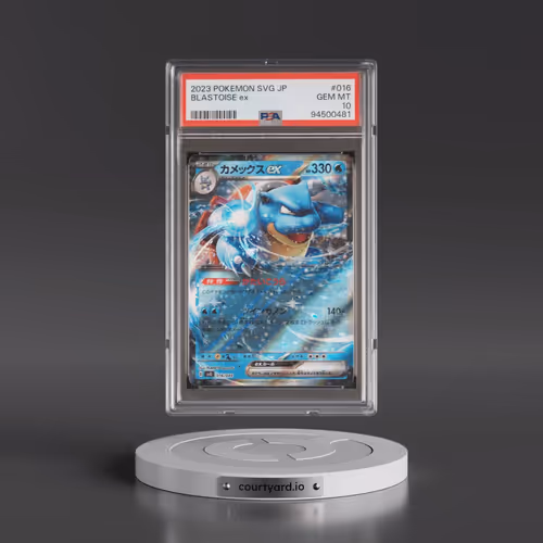 2023 Pokémon Svg-Venusaur & Charizard & Blastoise Special Deck Set EX #016 Blastoise EX - Holo (PSA