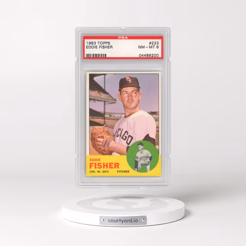 1963 Topps #223 Eddie Fisher (PSA 8 NM-MT)