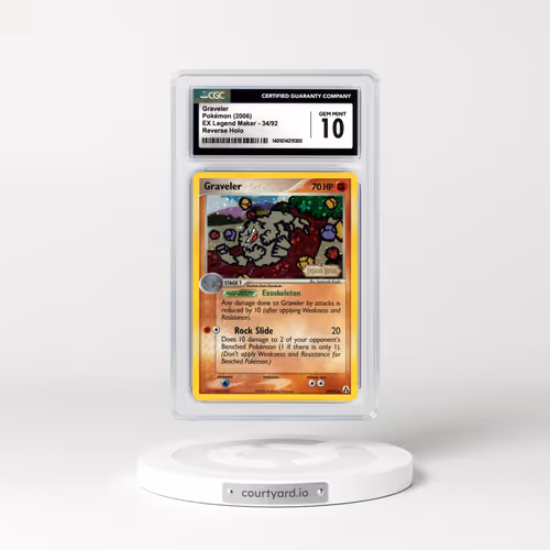 2006 EX Legend Maker #34 Graveler - Holo (CGC 10 GEM MINT)