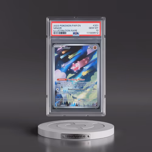 2023 Pokémon Par EN-Paradox Rift #201 Minior - Illustration Rare (PSA 10 GEM MINT)
