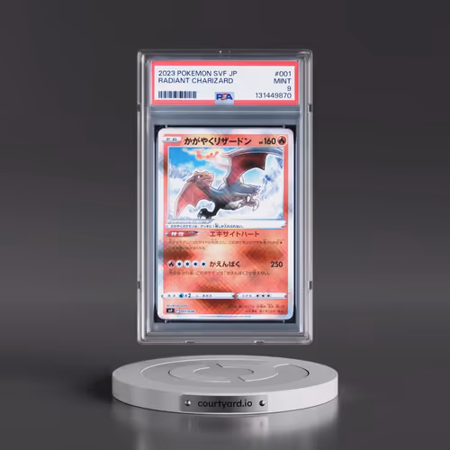 2023 Pokémon Svf-Ruler of the Black Flame Deck Build Box #001 Radiant Charizard - Holo (PSA 9 MINT)