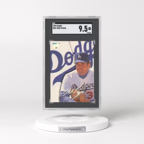1993 Studio #201 Mike Piazza (SGC 9.5 MINT+)