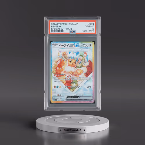 2024 Pokémon Sv8a-Terastal Fest EX #224 Eevee EX - Holo Special Art Rare (PSA 10 GEM MINT)