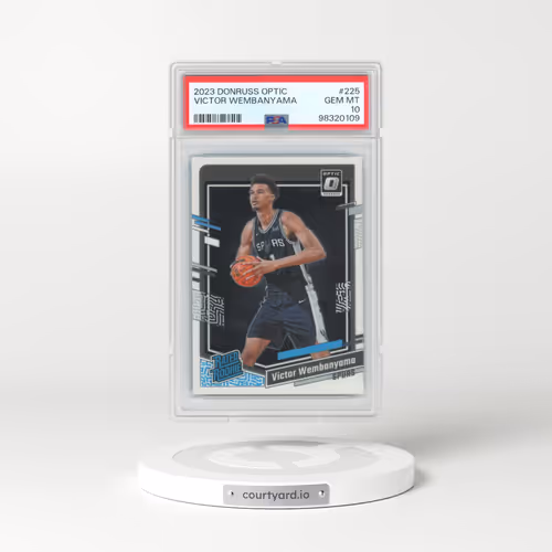 2023 Panini Donruss Optic #225 Victor Wembanyama (PSA 10 GEM MINT)