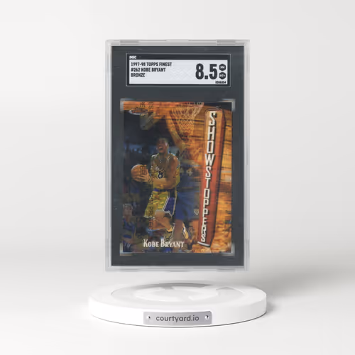 1997 Topps Finest #262 Kobe Bryant - Bronze (SGC 8.5 NM-MT+)