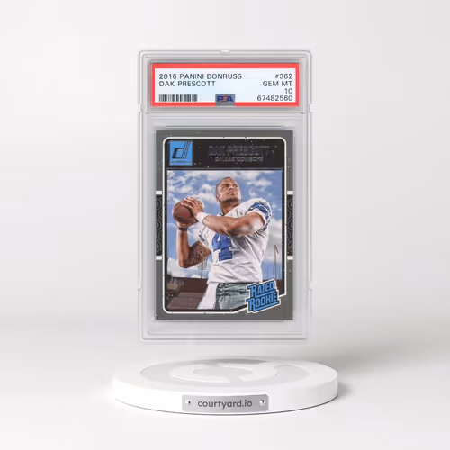 2016 Panini Donruss #362 Dak Prescott (PSA 10 GEM MINT)