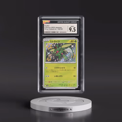 2023 Shiny Treasure ex #194/190 Scyther - Shiny Rare Holo (CGC 9.5 MINT+)