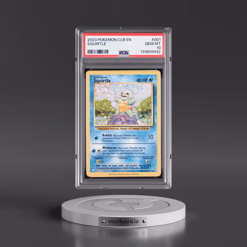 2023 Pokémon Clb-Trading Card Game Classic Blastoise & Suicune EX Deck #001 Squirtle (PSA 10 GEM MIN