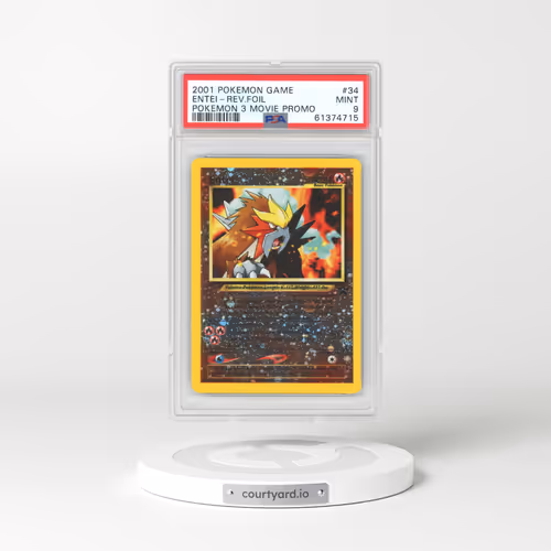 2001 Pokemon 3 Movie Promo #34 Entei - Holo (PSA 9 MINT)
