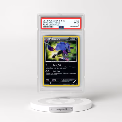2012 Pokémon Black & White Next Destinies #102 Zoroark - Holo (PSA 9 MINT)