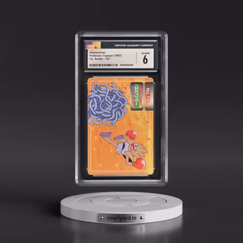 1997 (Two Pokémon) Vs. Series #107 Hitmonchan (CGC 6 EX-NM)