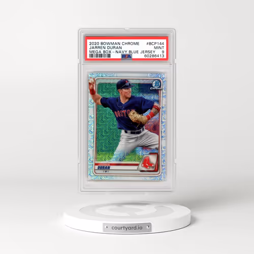 2020 Bowman Chrome Mega Box #BCP144 Jarren Duran - Navy Blue Jersey (PSA 9 MINT)